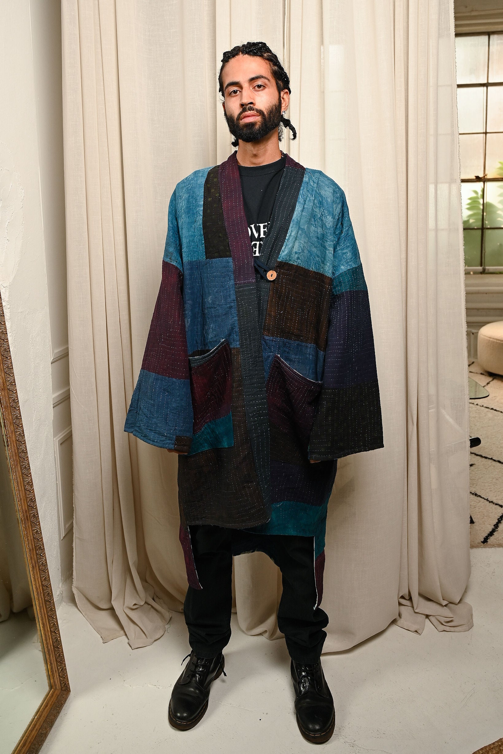Indigo Reversible Kimono